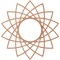 Ekena Millwork Eleanor Wood Fretwork Pierced Ceiling Medallion, Cherry, 32"OD x 12 3/8"ID x 1/4"T CMWP32X32X0250EACH - alternate 5